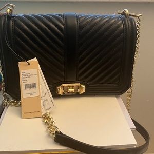 Rebecca Minkoff Chevron Love Crossbody - NWT